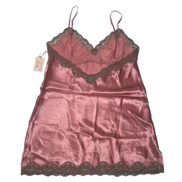 Gold Hawk 100% Silk & Lace Tunic In Cameo Pink - Picture 3 of 13